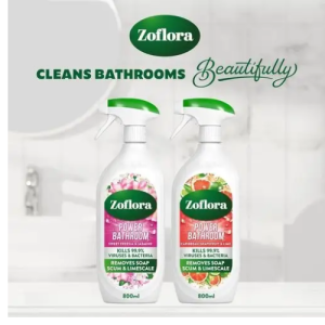 Antibacterial bathroom cleaner