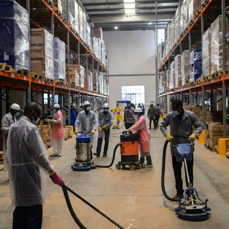 best deep cleaning for warehouse