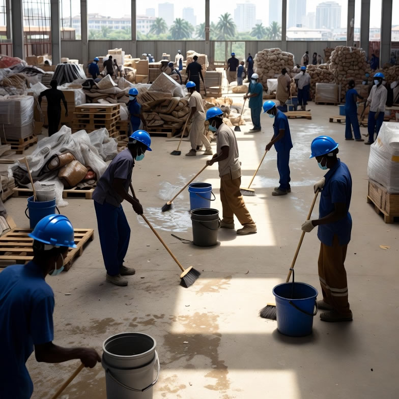 floor cleaning for warehouse